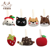 Kine猫手工立体卡通软萌兔子拉链挂件装 饰包包女礼物可爱小巧饰品