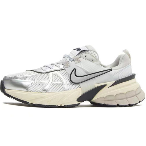Nike V2K Run Runtekk 白银 减震防滑复古老爹跑步鞋 FD0736-100