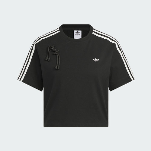 adidas阿迪达斯运动2025夏女短袖T恤 KB6398