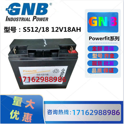 美国GNB蓄电池S512/18全新现货