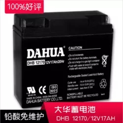 DAHUA蓄电池DHB12170大华电池12V17AH原装正品 直流屏 UPS电源