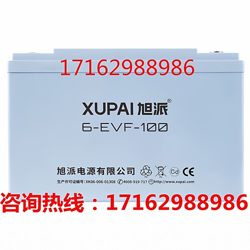 旭派蓄电池6-EVF-100电轿洗地机