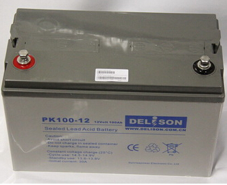 德利森蓄电池PK100-12 德利森12V100AH UPS电源电瓶专用质保三年