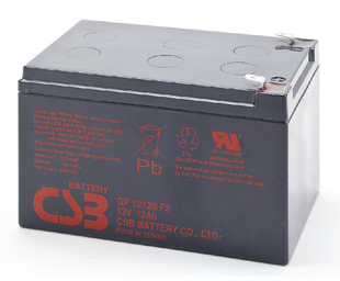CSB蓄电池GP12120F2 CSB电池12v12ah适用于消防/应急/ups电源全新