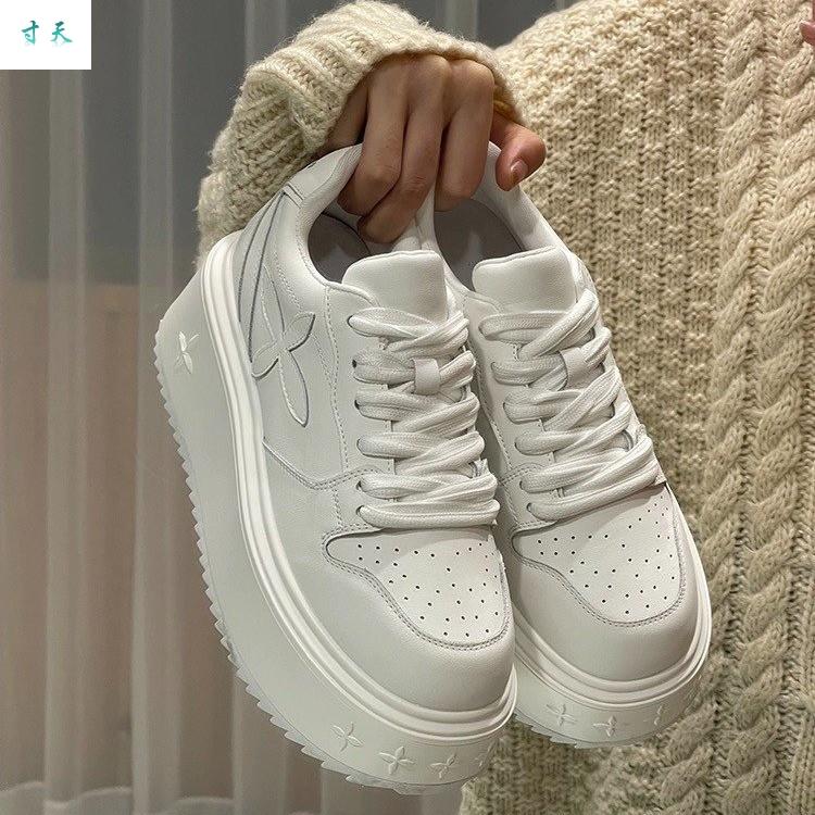 欧洲站真皮小白鞋女2024