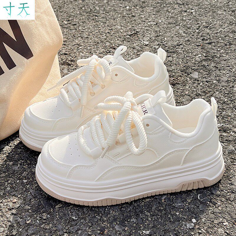 百搭小白鞋女春夏款女鞋2026新款爆款百搭chic鞋子休闲 板鞋厚底