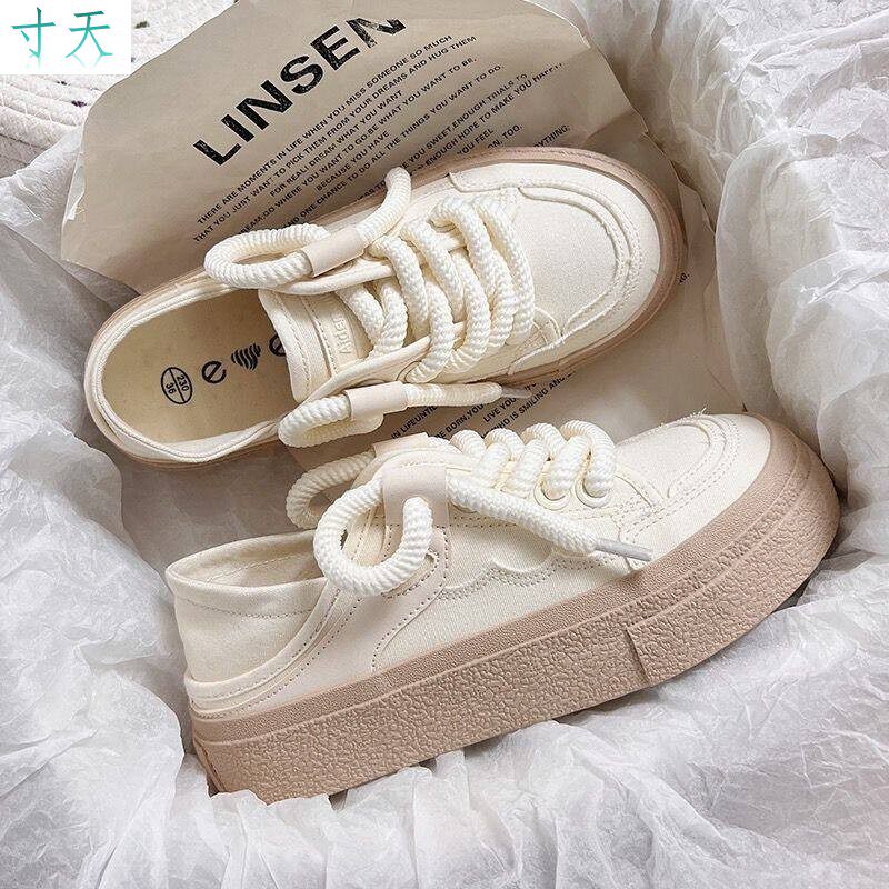 百搭小香风帆布鞋女半拖