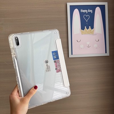 适用于华为matepad122pro保护套12.2air12平板壳2024款115s亚克力se防弯11.5寸带笔槽11柔光版灵动防摔透明