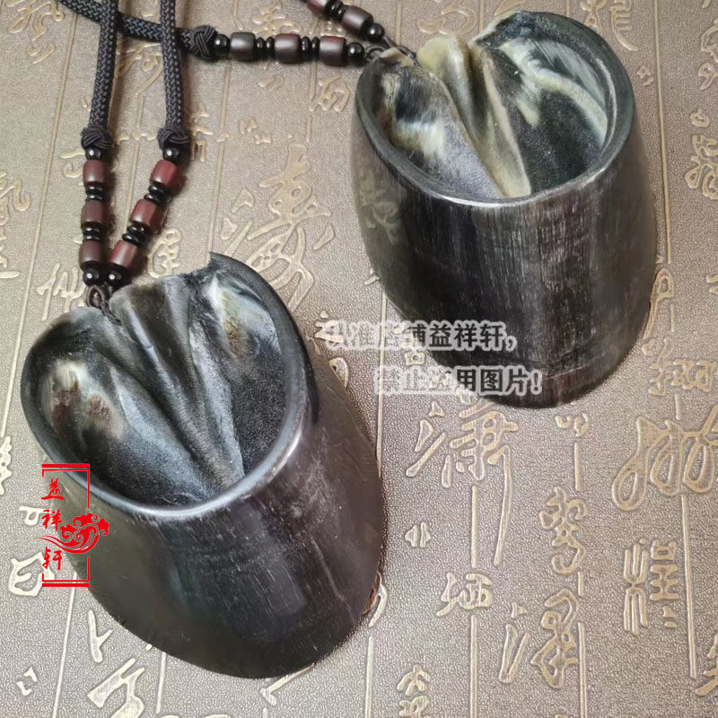 天然整个黑驴蹄子壳文玩挂件手把件小摆件素驴蹄子壳盘完平安挂件