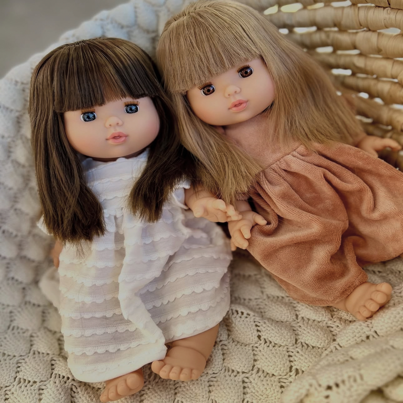 法国minikane仿真可爱安抚陪睡娃娃过家家儿童玩具女孩礼物宝宝