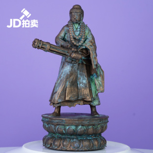 唐代《我佛慈悲》青铜时代潮玩-送礼桌面摆件周边