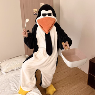 高雅人士企鹅舞蹈连体服新年玩偶服年会舞蹈表演cos服装搞怪可爱