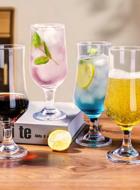 高脚杯氛围感法式复古高颜值鸡尾酒红酒杯家用轻奢高档个性酒具