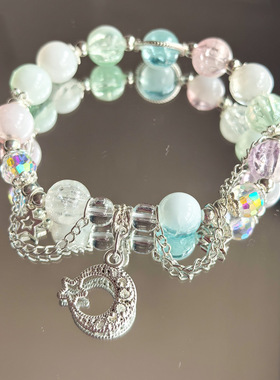 新中式10mm奶盖手串女夏季清冷高