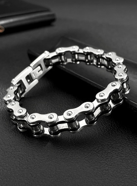厂家直销跨境热销手链钛钢男士手