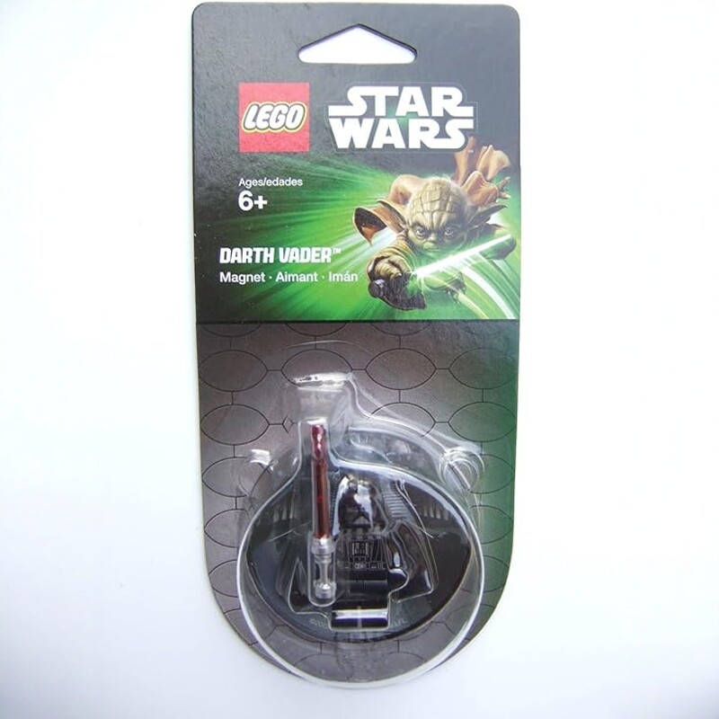 LEGO乐高积木星球大战系列850635黑武士达斯维达冰箱贴绝版玩具