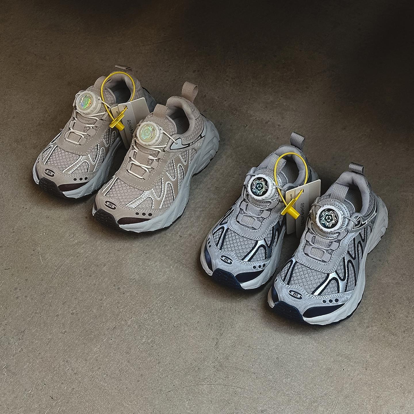 ASM旋转扣儿童网面透气运动鞋潮