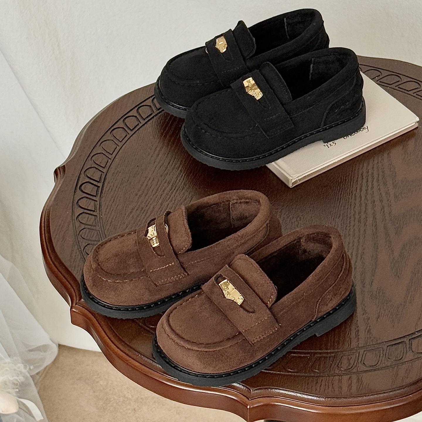 CBC美拉德金币一脚蹬儿童乐福鞋