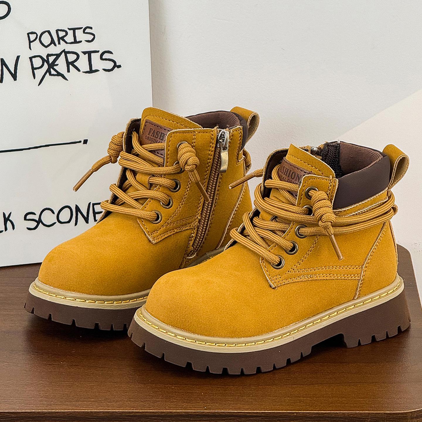 NIXIL百搭经典英伦风小黄靴软底