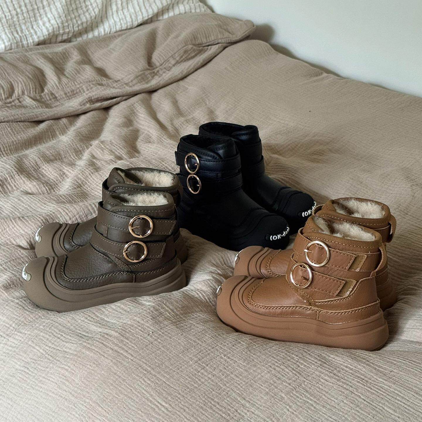 ASM2025新款冬季加绒加厚棉靴