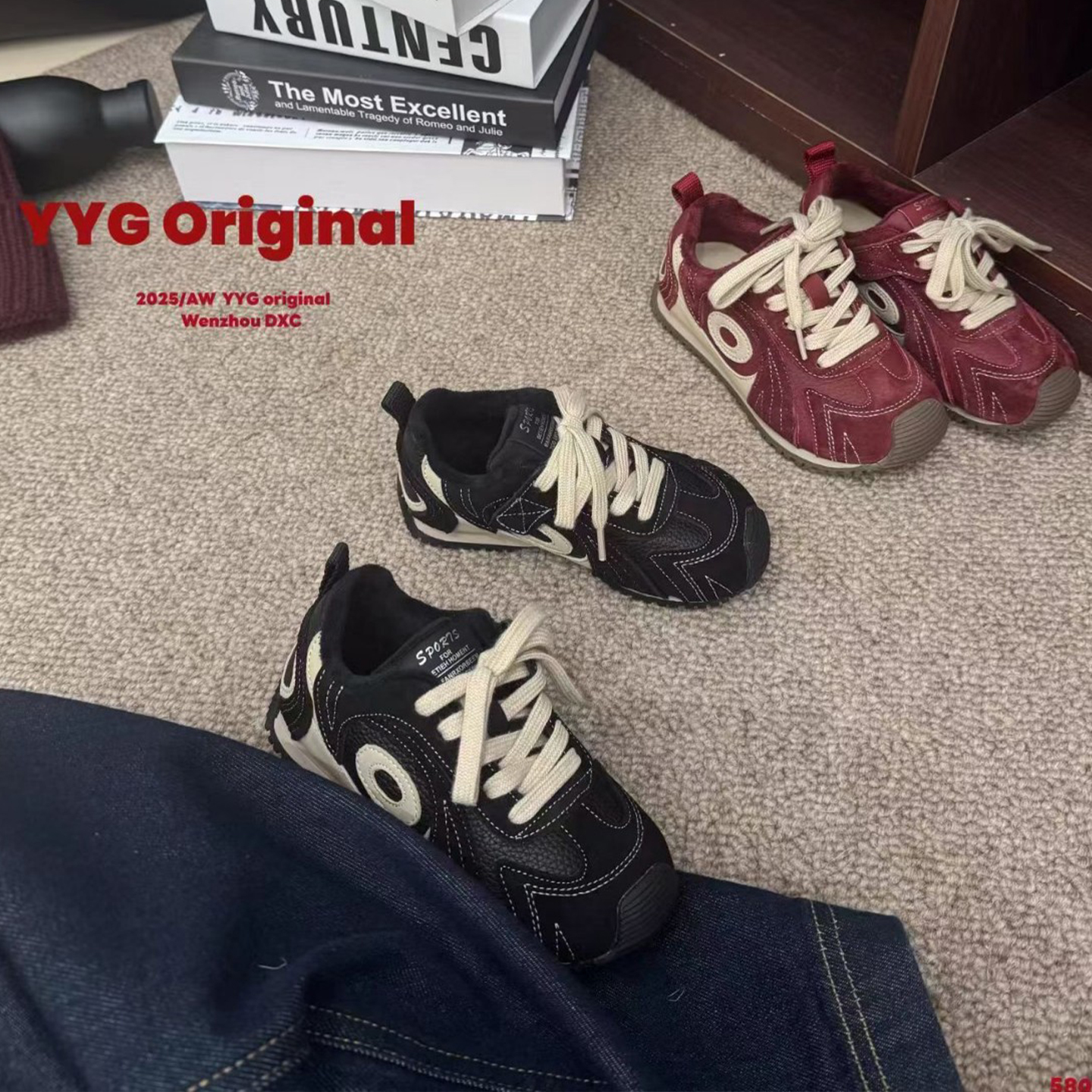 YYG2025女童鞋超轻减震运动鞋