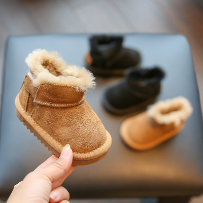 小步点2025新款加厚软底学步鞋