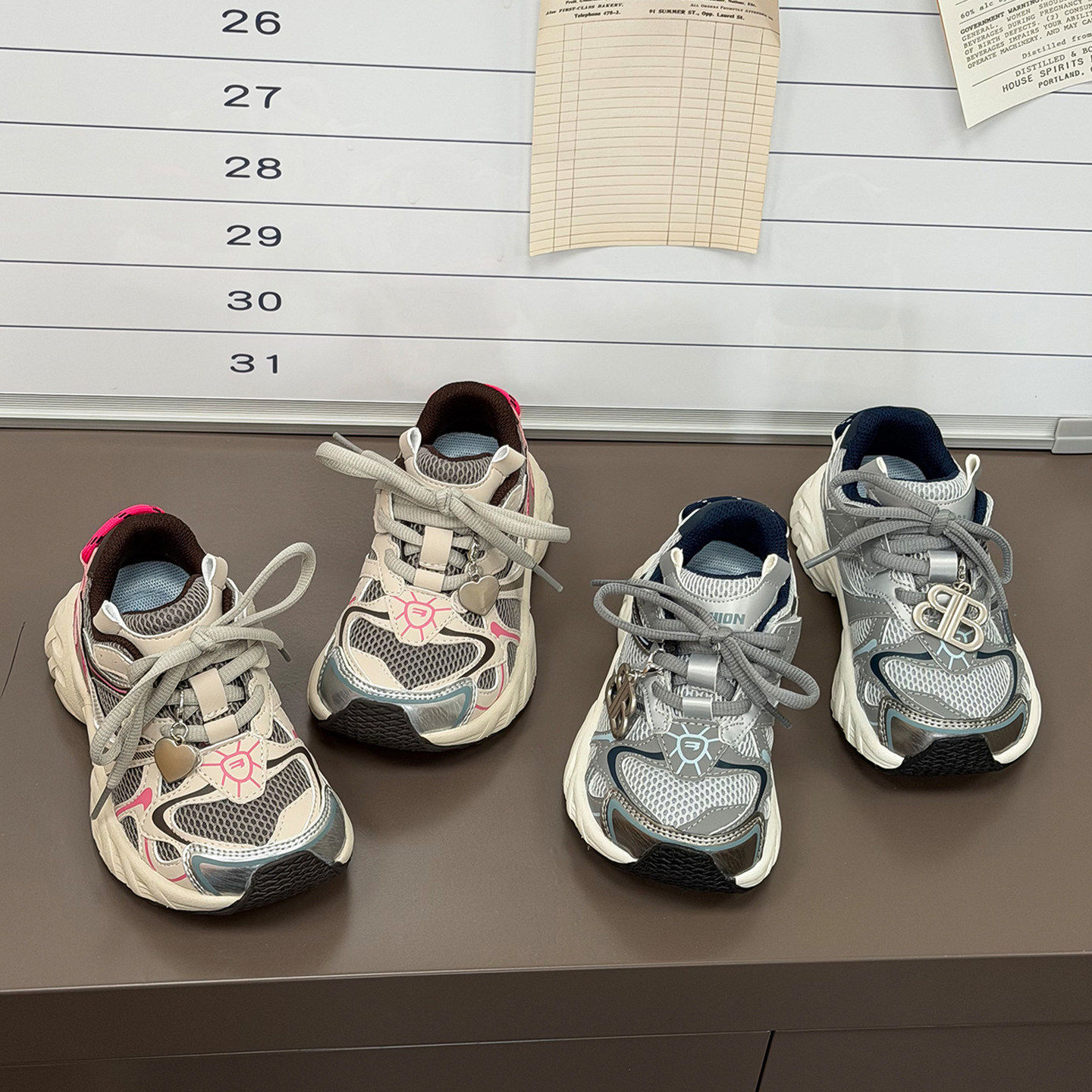 ASM 潮牌男女童老爹鞋2026春季儿童复古轻便跑步鞋软底学生运动鞋,童鞋/婴儿鞋/亲子鞋,运动鞋,淘宝优惠券,粉丝福利购,淘宝优惠卷