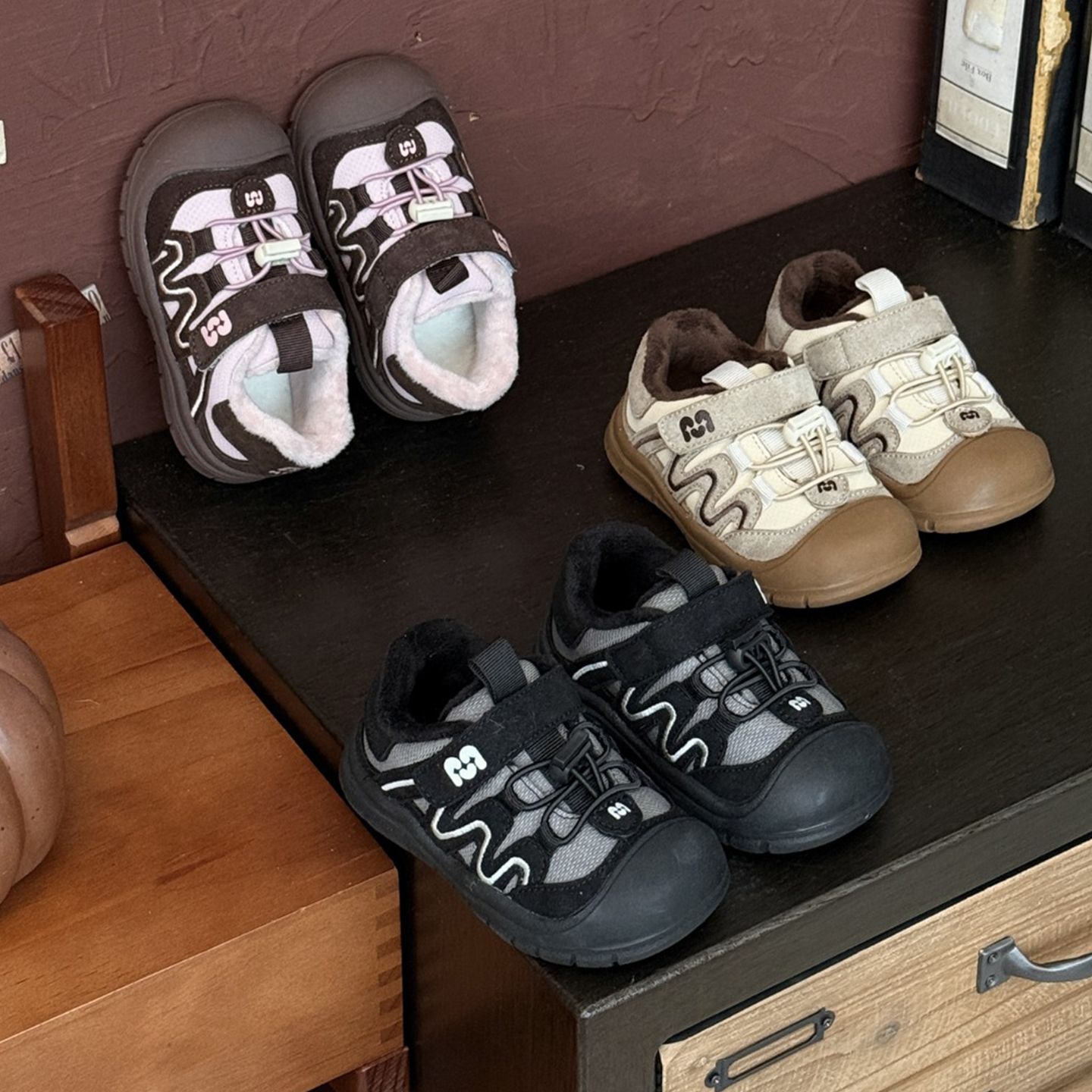 CBC儿童运动鞋2025新款冬二棉鞋