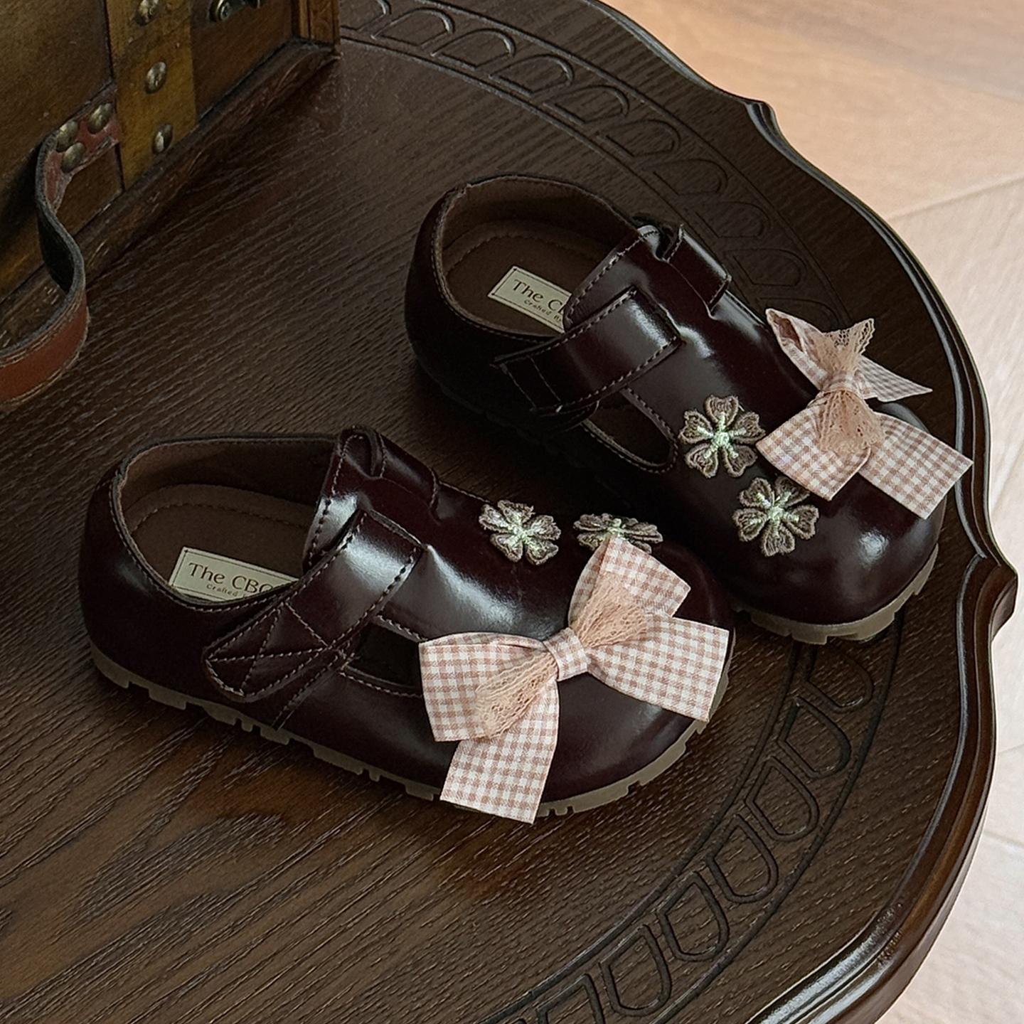 CBC女童皮鞋春秋洋气公主鞋软底