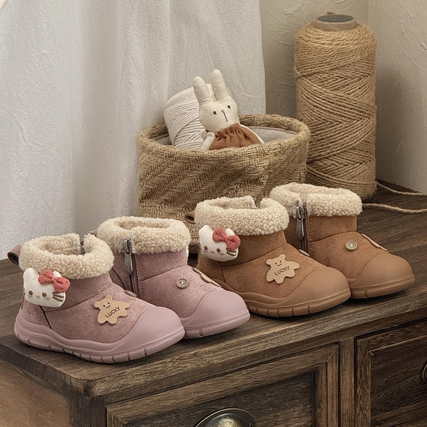 CBC儿童靴子女童短靴2025冬款