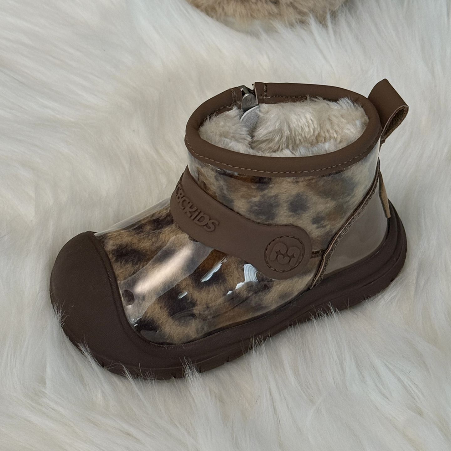 CBC防水果冻儿童雪地靴女款短靴