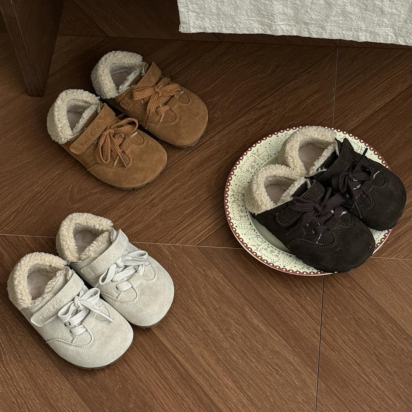 CBC韩系童鞋覆古女童冬鞋2025潮