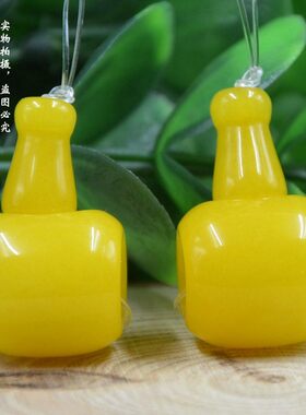 2026厂家供应5A级黄玉髓三通 藏式三通佛头 diy菩提佛珠配件