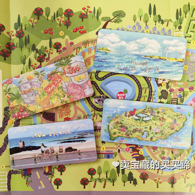 现货 韩国济州岛带回手工软磁JEJU冰箱贴留言磁贴世界旅行纪念品