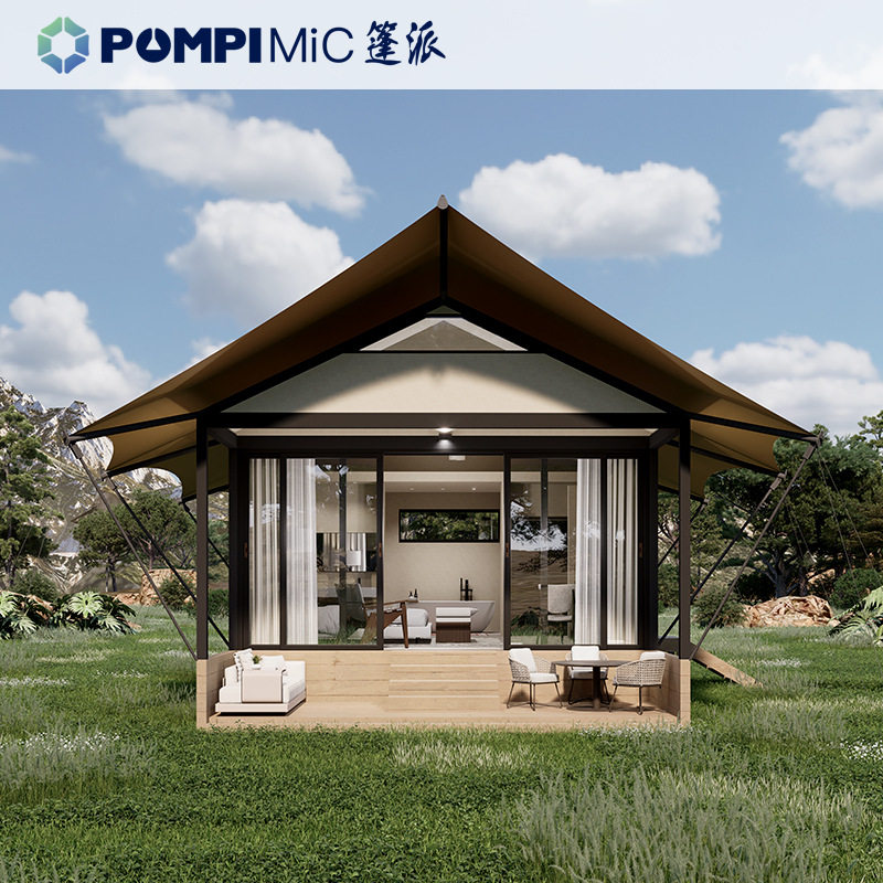 酒店帐篷户外文旅农庄度假小型一房一厅带卫浴新式民宿帐屋