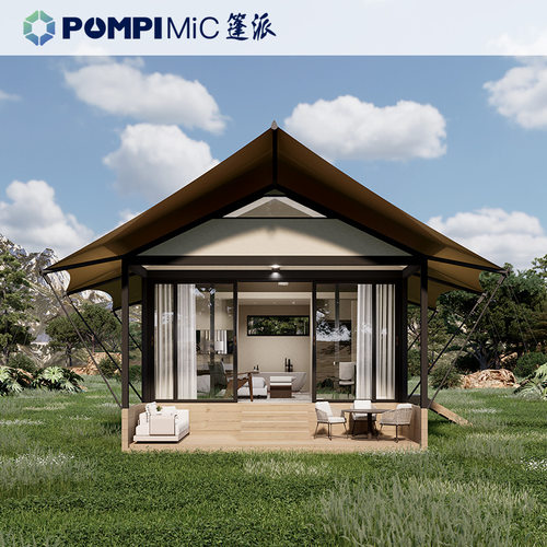 酒店帐篷户外文旅农庄度假小型一房一厅带卫浴新式民宿帐屋