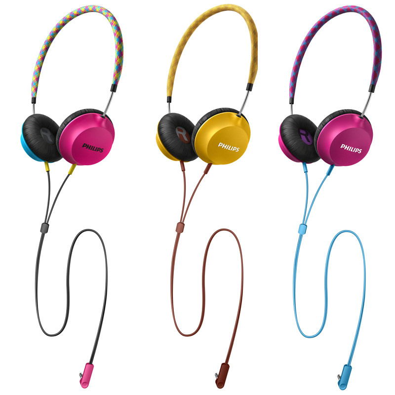 Philips/飞利浦 SHL5100炫彩时尚头戴式耳机便携音乐5105带麦5305