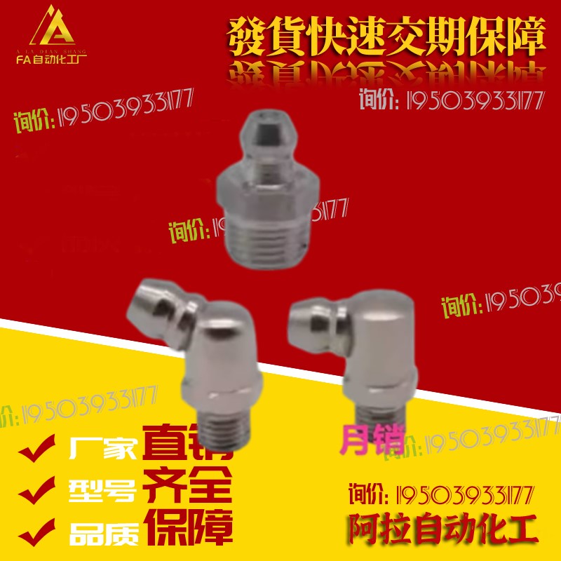 304黄油嘴BLE11/15/31/35-1 2 6 6A 直油嘴/67.5度油嘴/90度油嘴