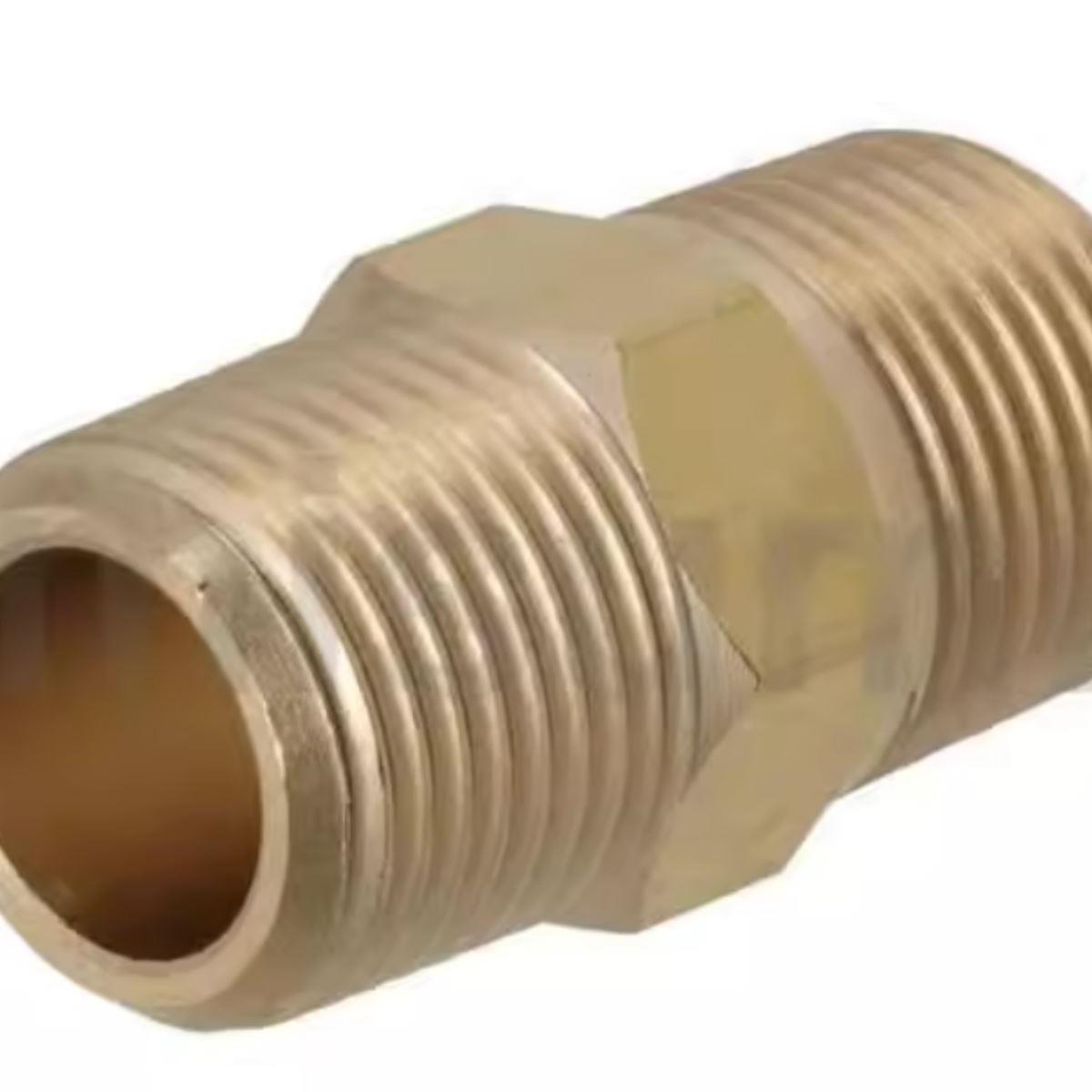 SJSFS SJSRN6A/8A/10A/15A低压用拧入型接头黄铜同径型螺纹接头