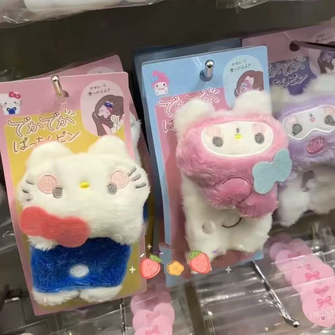 可爱kt公仔发夹鸭嘴超萌玩偶