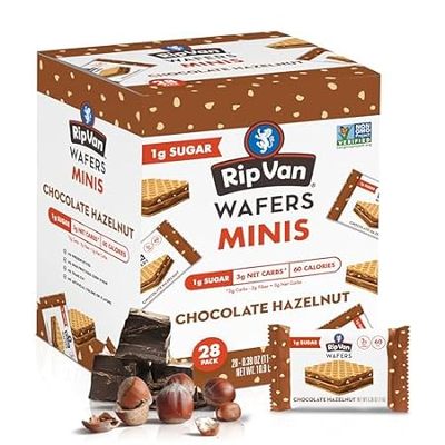 Rip Van Chocolate Hazelnut Mini Wafer Cookies - Healthy S
