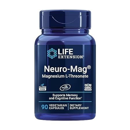 Life Extension Neuro-mag Magnesium L-threonate， Magnesium
