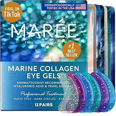 MAREE Eye Gel Pads - Under Eye Wrinkle Patches for Puffy