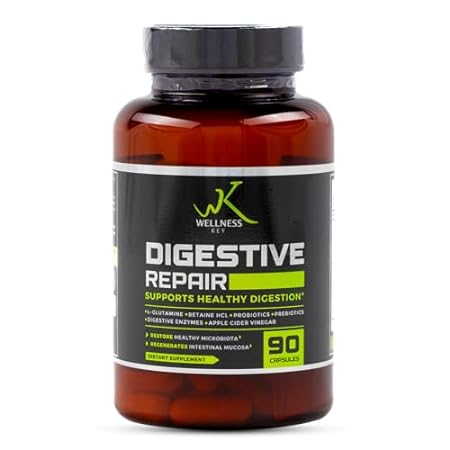 Digestive Repair 5-in-1 plus 7 Digestive Enzymes and 6 St