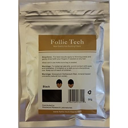 Hair Building Fibers Black 250 Grams. Highest Grade Refil