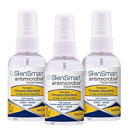 SkinSmart Facial Cleanser Spray to Remove Viruses and Bac