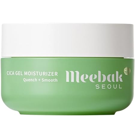 Meebak Cica Gel Face Moisturizer with Vegan Collagen， Hya