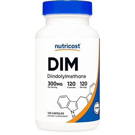 Nutricost DIM (Diindolylmethane) Plus BioPerine 300mg, 12