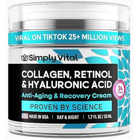 SimplyVital Face Moisturizer Collagen Cream - Anti Aging