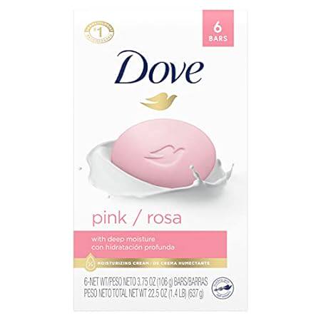 Dove Beauty Bar Gentle Skin Cleanser Pink 6 Bars Moisturi